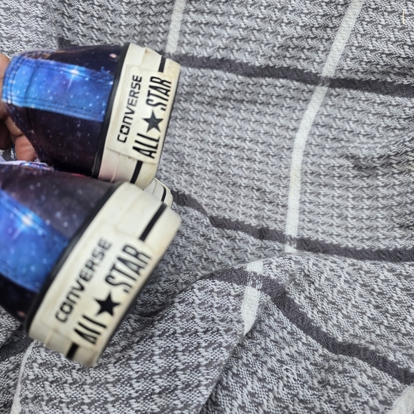 Converse Cosmic Blue and Purple Sneakers - Picture 5 of 7